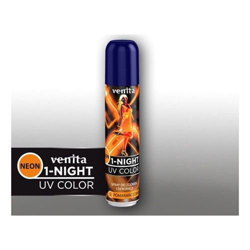 VENITA 1-night UV color NEON - ORANGE - Kliknutím na obrázok zatvorte -